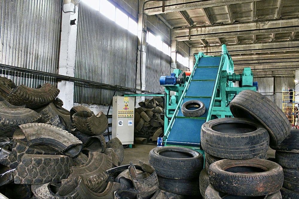 Линия по переработки автомобильных шин — 1
