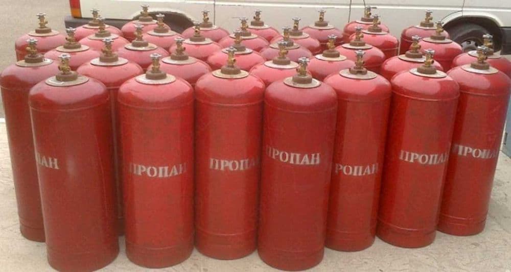 Пропановый баллон, Азот, Гелий, Кислород — 1