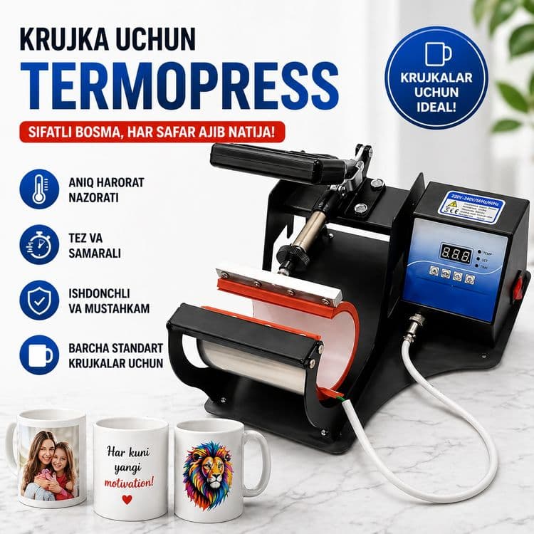 Krujka Termopress | Krujka pechat apparati — 1