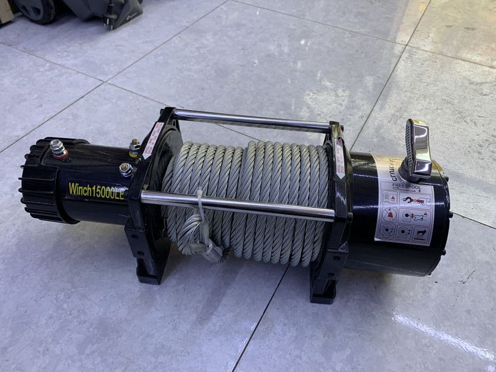 лебётки эвакуатор 12v 24v 3000lbs 16800lbs lebyotka — 1
