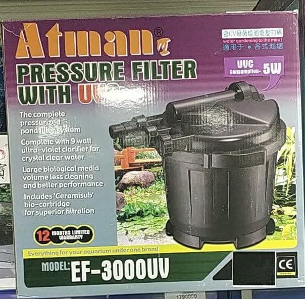 Фильтр для пруда Atman EF-3000UV с УФ-лампой — 1