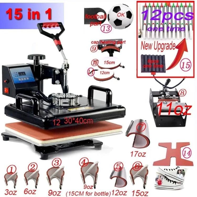 Tayyor biznes termopress+printer (+sublimatsiya siyoh) — 1