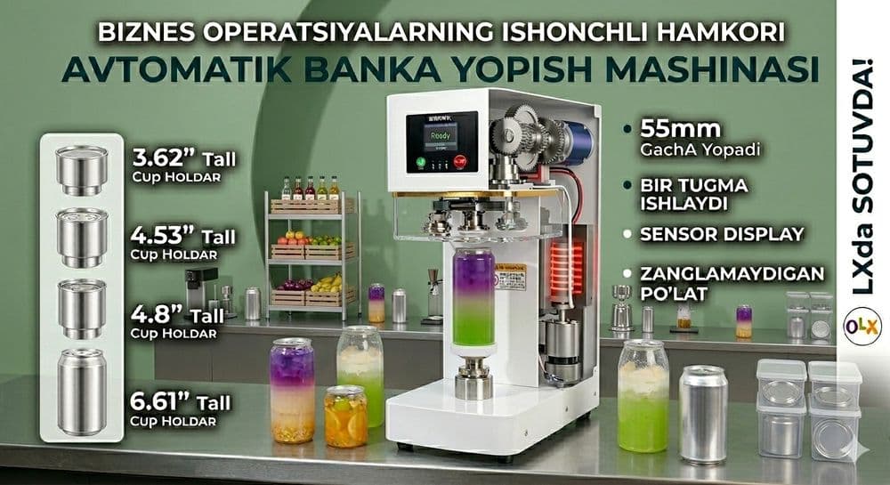 Avtomatik banka yopish ( can sealer) — 1