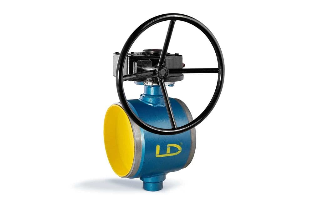 Поворотно дисковый затвор 3 х эксцентриковый LD — 1