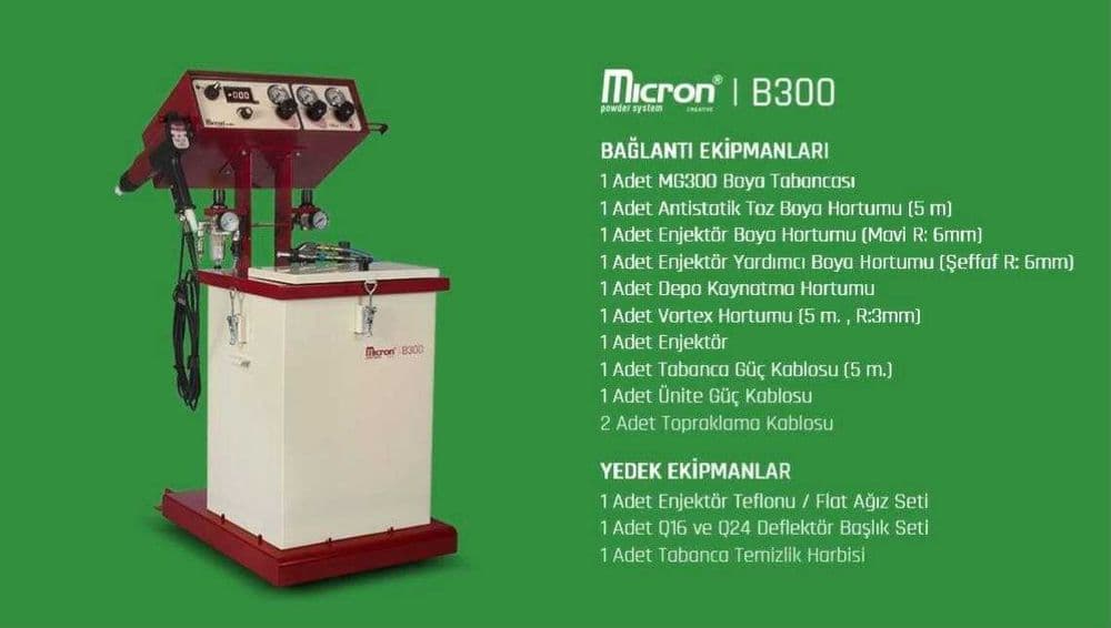 Распылитель порошковых красок MIСRON B300 модель Турция — 1