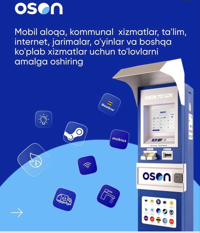 Oson bankomatlari bn biznes ! — 1