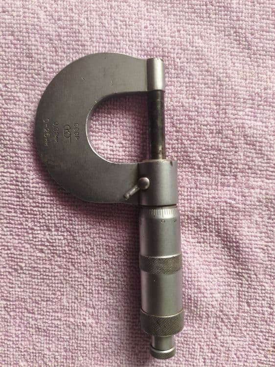 Mikrometr SSSR 0-25 mm (0.01 mm) / Микрометр СССР original — 1