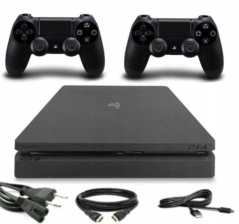 Plastation 4 slim 500 gb 2 djostik (playstation, pleyteyshin) — 1