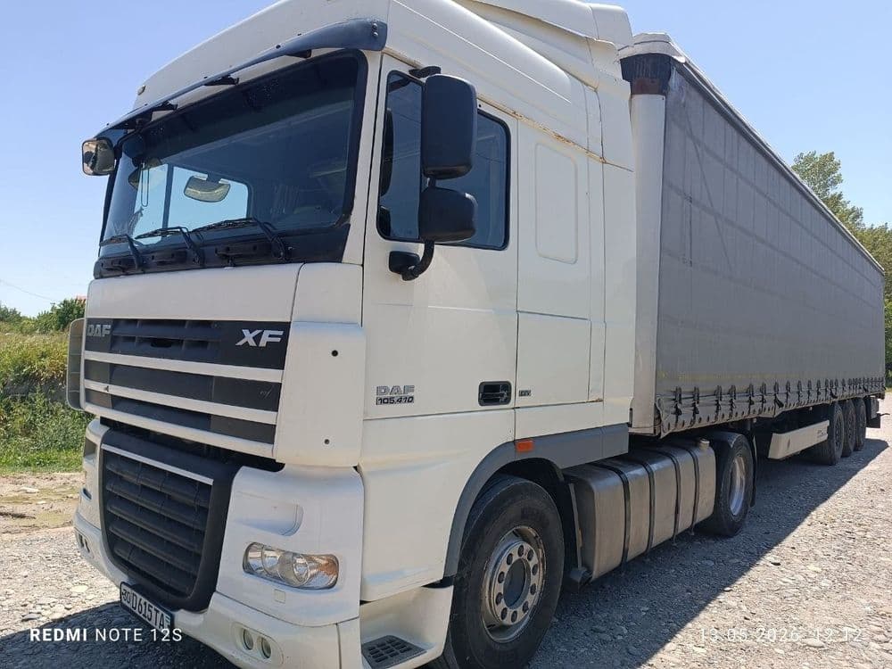 DAF XF 105.410 EURO 5 + WIELTON Прицеп Сотилади — 1