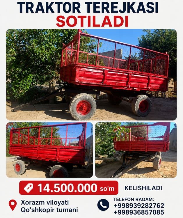 Traktor Terejkasi sotiladi. Тережка сотилади. Xorazm-Qo'shkopir — 1