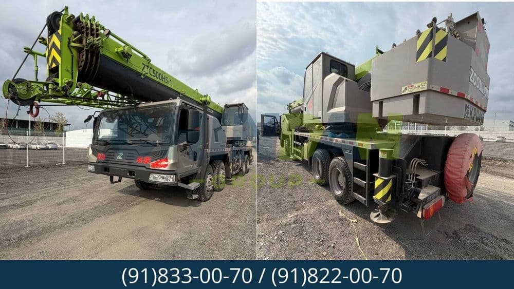 Автокран Zoomlion ZTC500H5-1 50 тонналик сотувда — 1