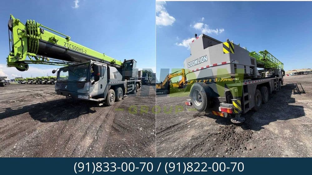 Автокран Zoomlion ZTC500H5-2 50 тонналик энг фулл модел янги заводдан — 1
