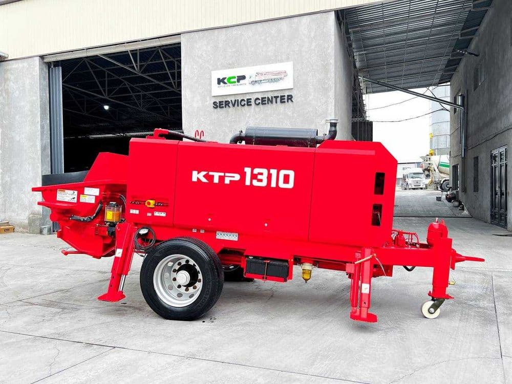 Стационарный бетононасос KTP1310 из Республики Корея от Завода КСР — 1