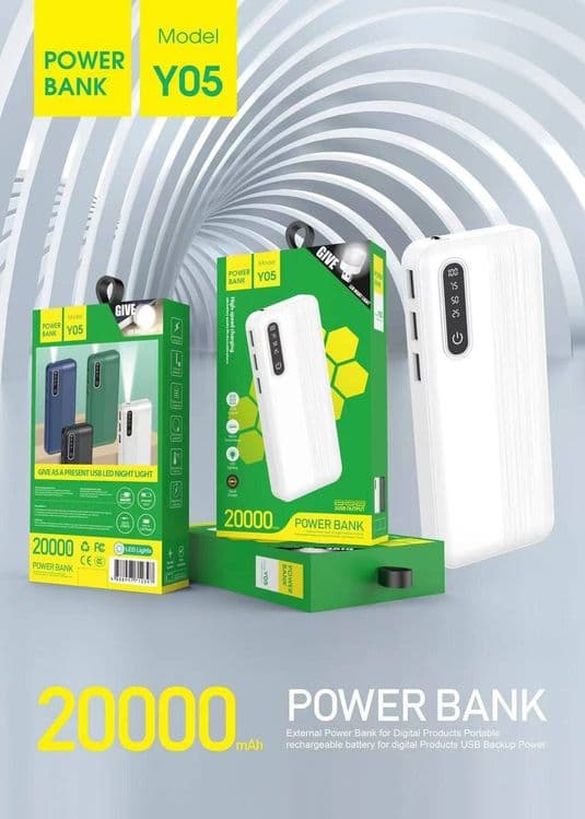 Powerbank 20 000 mAh. Бошкача турлари хам бор . Аккумулятор для зарядк — 1