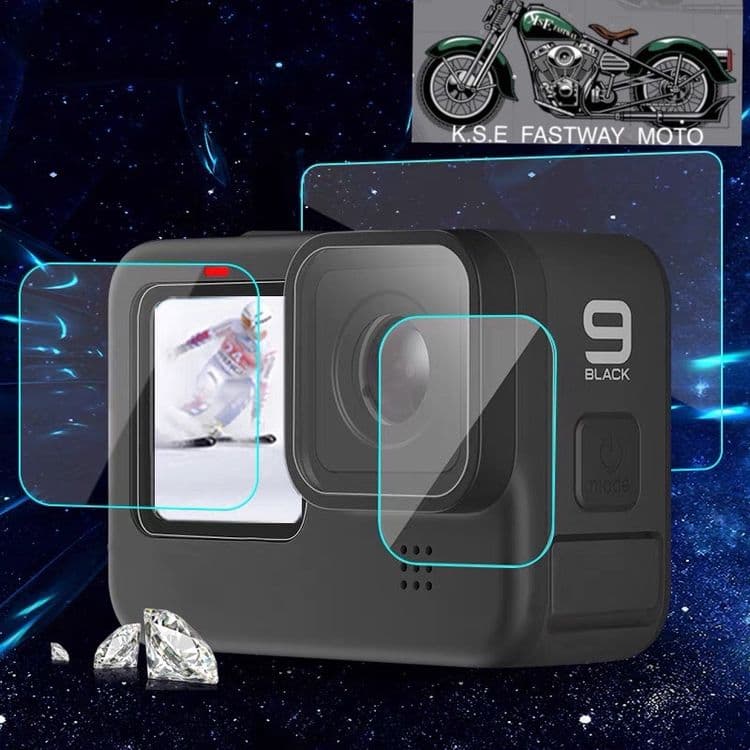 защитная пленка для экрана из закаленного стекла, для GoPro Hero 9 и10 — 1