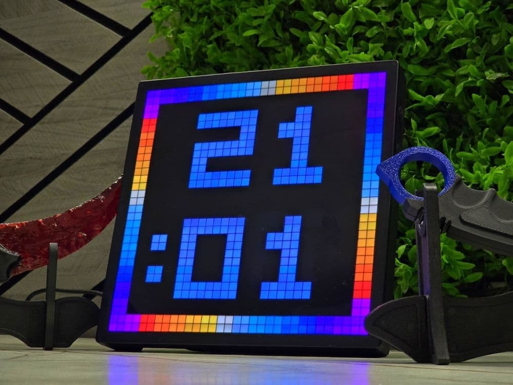 Портативный дисплей Pixel 32x32 — 1