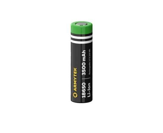 Литий-ионный аккумулятор батарейки Armytek 18650 ёмкость 3500 mAh — 1