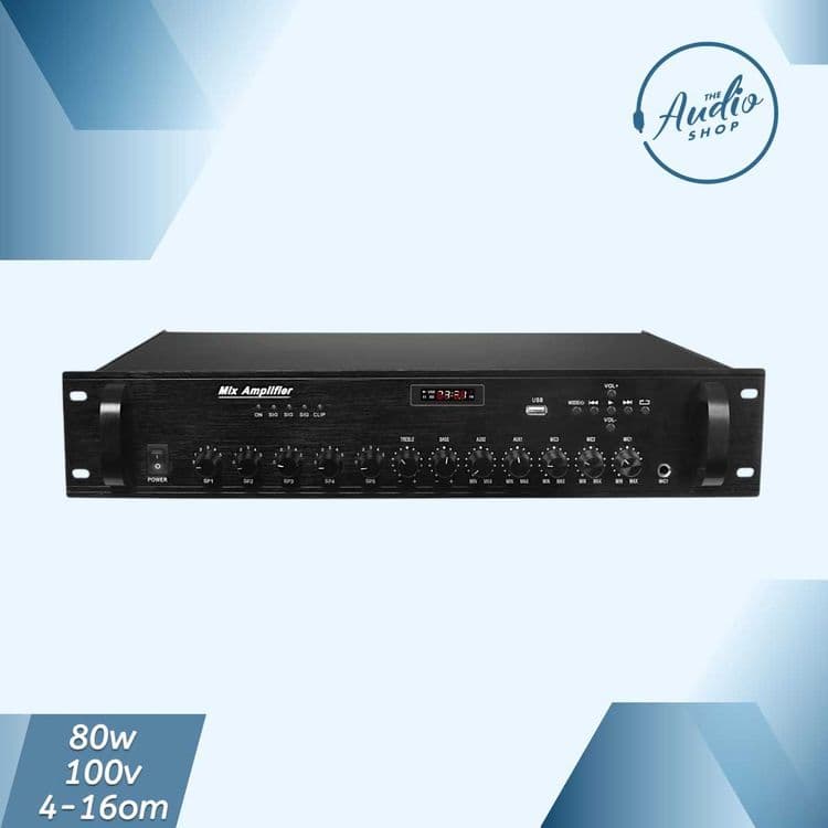 Усилитель Омный + 100V M-5080U 80wat — 1