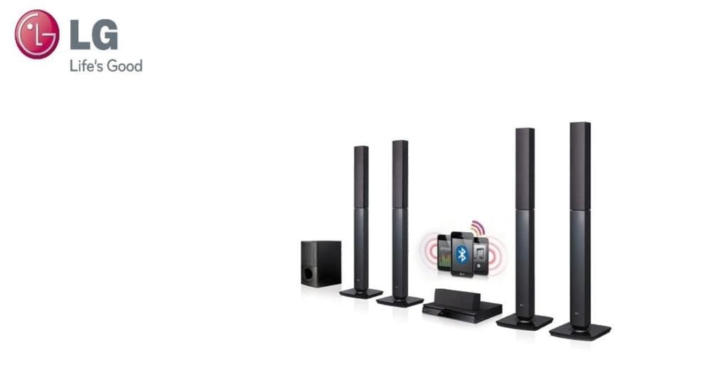 Домашний кинотеатр LG SONY LHD 657 5.1 (DVD) bluetooth 1000W — 1