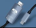 Type-C to HDMI 4K Kabel – Telefon va Noutbukni TV ga Ulash