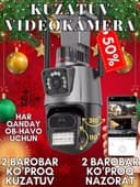 Uy va ko‘cha uchun videokuzatuv kamerasi harakat sensori wifi+sim kart