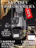 2 Kamera video kuzatuv wifi camera harakat sensori simsiz signalizasiy