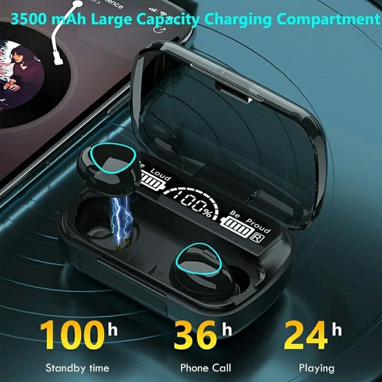 Беспроводные наушники и power bank 3500 mAh — 1