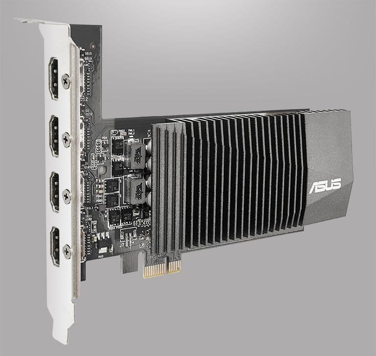 ASUS GeForce GT 710 2gb DDR5 с 4 портами HDMI — 1