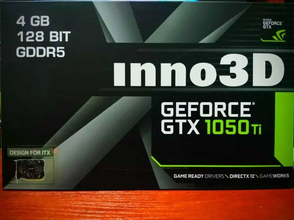 Geforcrce GTX 1050ti 4гб inno 3d как новая — 1