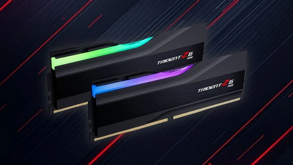 G.Skill Trident Z5 RGB Black 64GB DDR5 (2x32GB) 6400MHz CL32 Intel XMP — 1