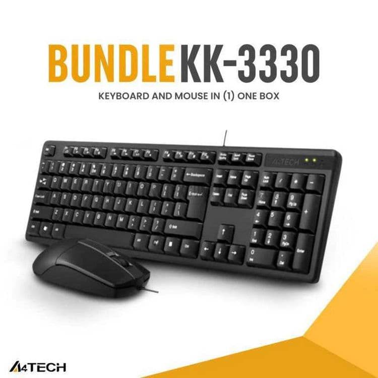Мышка и Клавиатура A4Tech KK3330 — Оригинал — 1