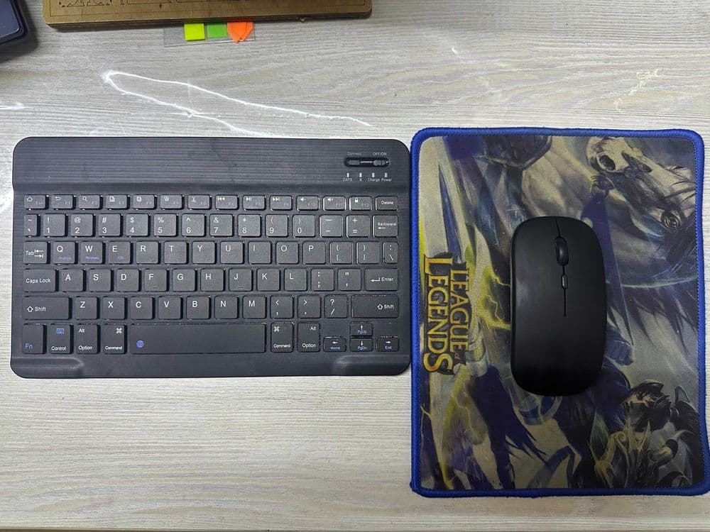 Беспроводная Bluetooth-клавиатура + мышь JEQANG JB350 BT — 1
