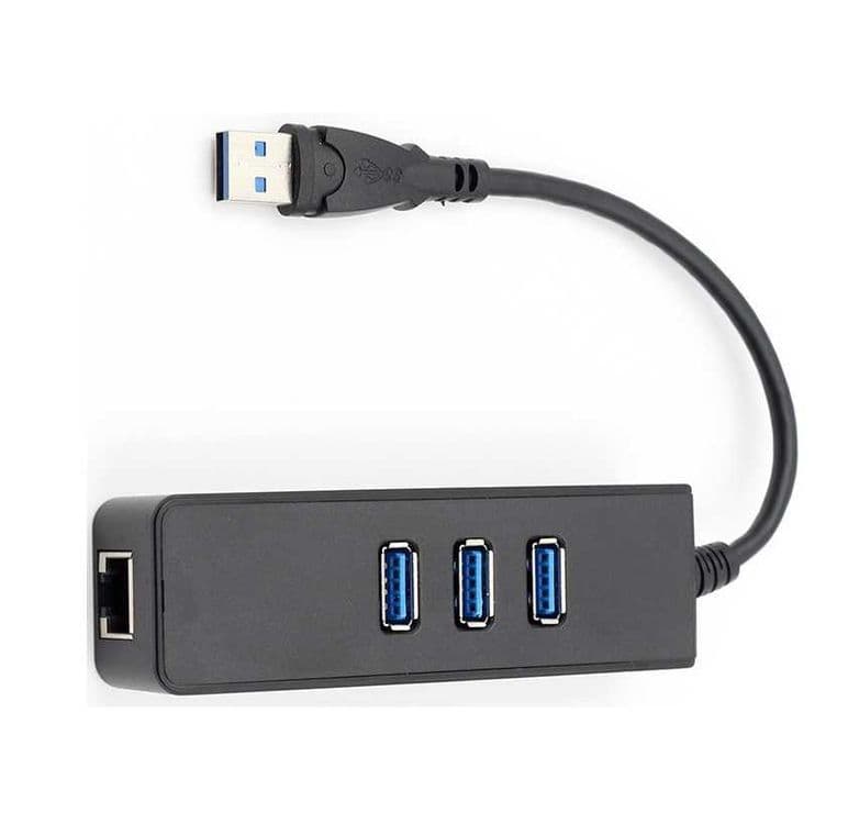 Ethernet адаптер USB 3.0/LAN + 3 USB 3.0 — 1