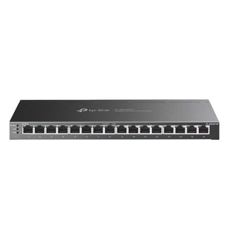 TP-LINK TL-SG2016P - Коммутатор (switch) 16 port GB (8 port PoE+) — 1