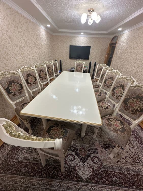 Стол стул почти новые 12 стульев — 1