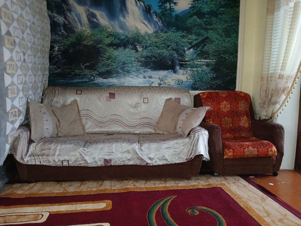 Диван кровать иккта креслоси бор — 1