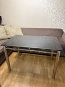 Продам стеклянный стол 120х80