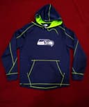 Из США мужская толстовка, с капюшоном Seattle Seahawks Performance
