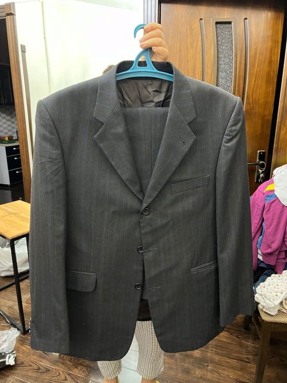 Мужской костюм пиджак брюки размер 56 XL Италия Regular brend — 1