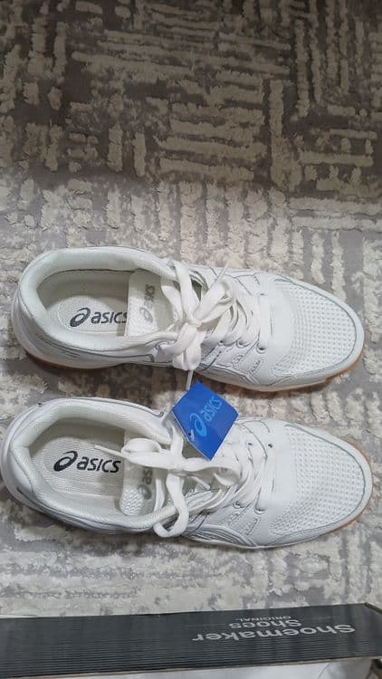 Кроссовки Asics Gel-Rocket 10 (Белые, дышащие) — 1