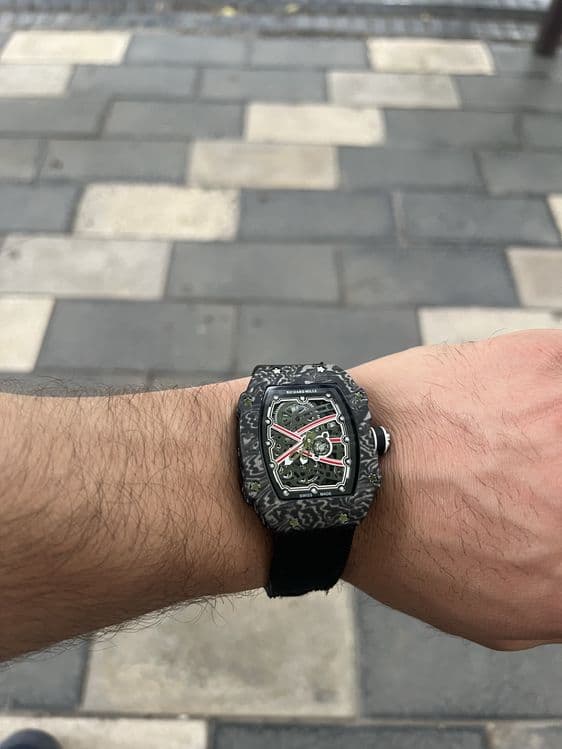 Richard Mille Automatic Mexanika Avtopodzavod soat watch chasi soatlar — 1