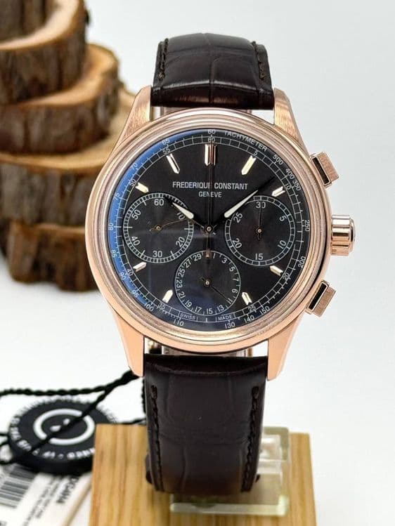 Швейцарские часы Frederique Constant, механический хронограф. — 1