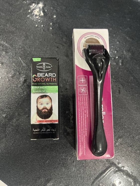 Beard Growth • soch soqol oʻstiruvchi yogʻ va mezoroller — 1