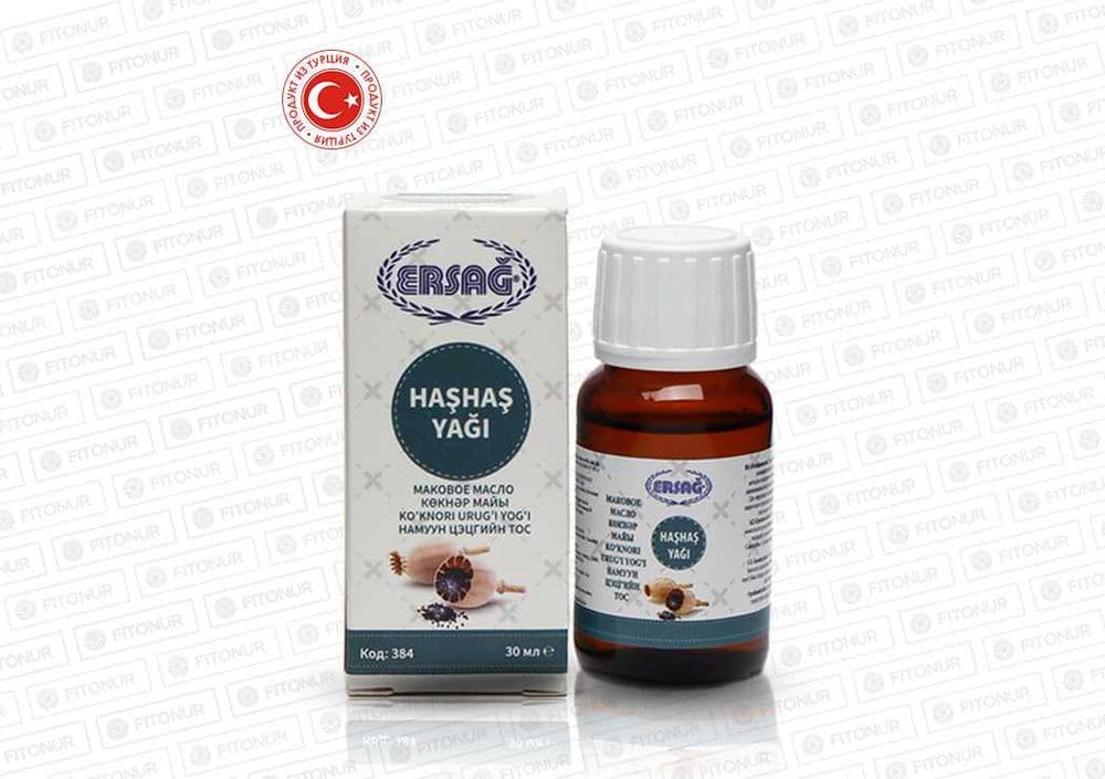 Маковое масло, ko'knori yog'i ersag tabiiy maka urug'i, мака, 30 мл — 1