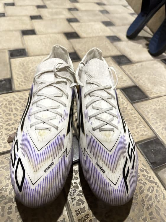 adidas F50 Elite Firm Ground Boots - White — 1