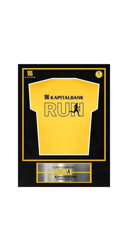 Памятная Ваша футболка в рамке/Estalik futbolkangiz ramkada — 1