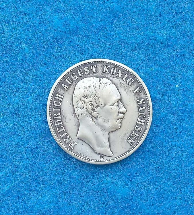 монета серебро Германия 3марки 1910г — 1