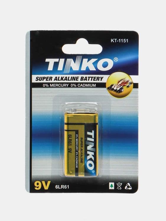 Батарейка Tinko 6LR61 Krona (1/10) — 1