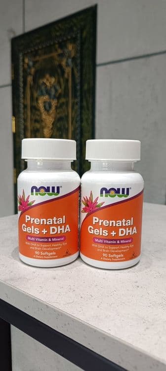 Now Prenatal Gels + DHA 90 softgels — 1
