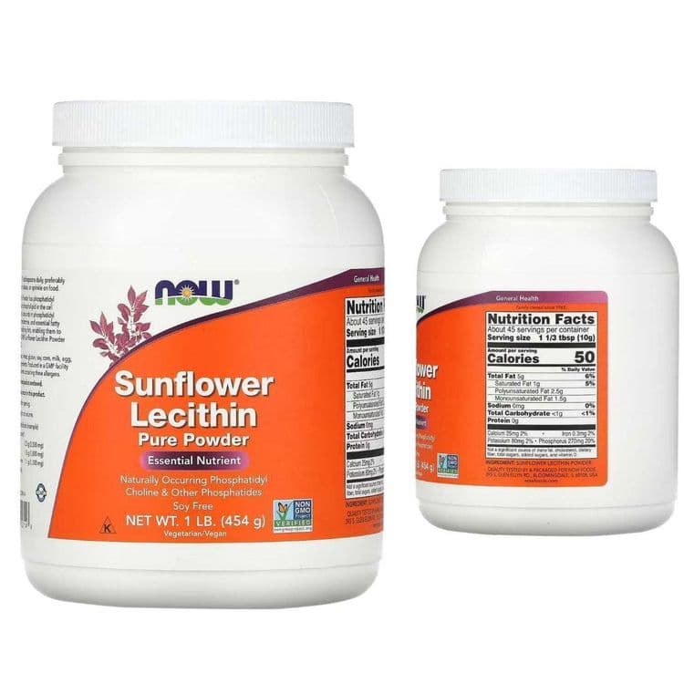 Лецитин 454g NOW Sunflower Lecithin из Америки — 1